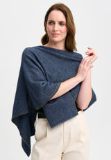 Two Tone Poncho | Merinomink