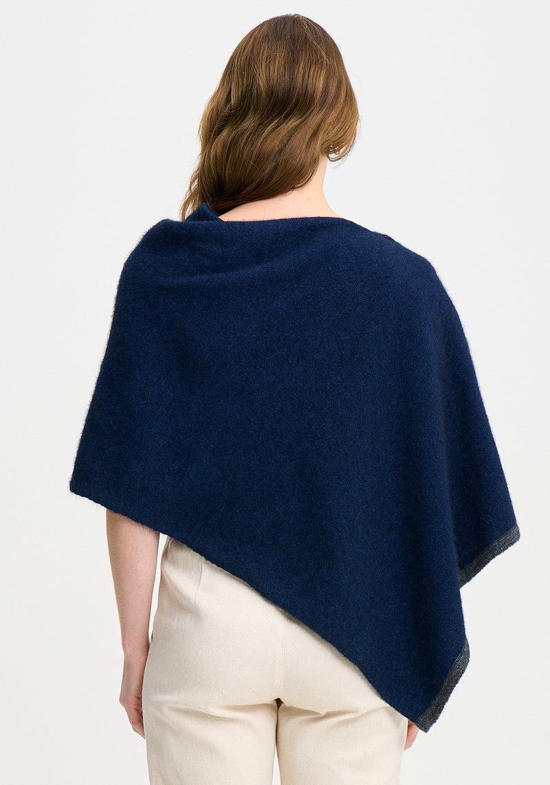 Two Tone Poncho | Merinomink