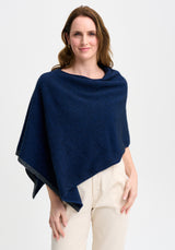 Two Tone Poncho | Merinomink