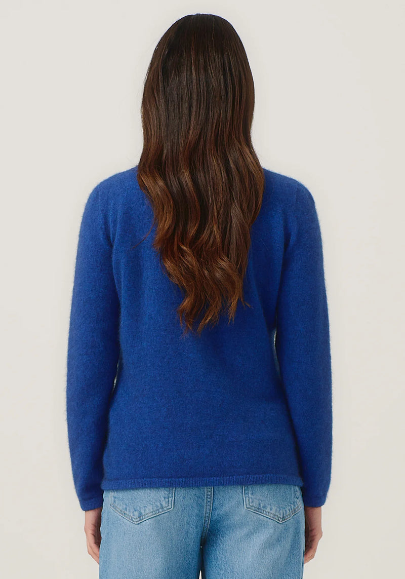 Shell Cardigan in Dusty Blue | Merinominkt