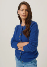 Shell Cardigan in Dusty Blue | Merinominkt