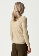 Shell Cardigan in Latte | Merinomink