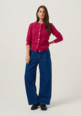 Shell Cardigan in Lupin | Merinomink