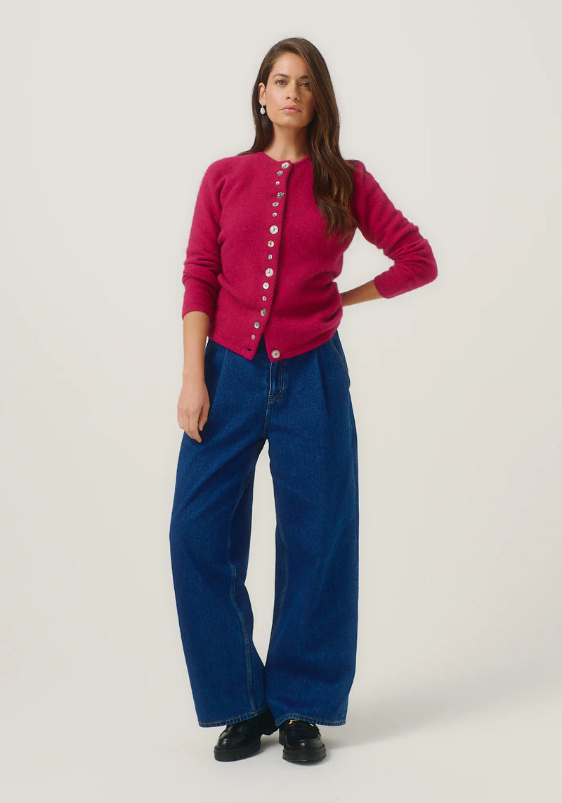 Shell Cardigan in Lupin | Merinomink