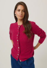 Shell Cardigan in Lupin | Merinomink