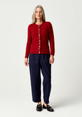 Shell Cardigan in Rata | Merinomink + FREE SCARF
