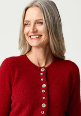 Shell Cardigan in Rata | Merinomink + FREE SCARF
