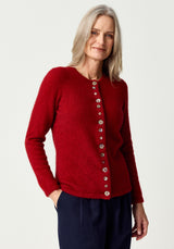 Shell Cardigan in Rata | Merinomink + FREE SCARF