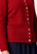 Shell Cardigan in Rata | Merinomink + FREE SCARF