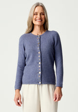 Shell Cardigan in Waterfall | Merinomink