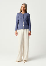 Shell Cardigan in Waterfall | Merinomink