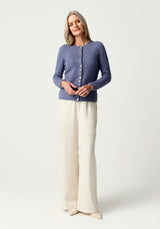 Shell Cardigan in Waterfall | Merinomink