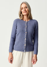 Shell Cardigan in Waterfall | Merinomink