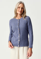 Shell Cardigan in Waterfall | Merinomink