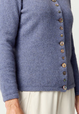 Shell Cardigan in Waterfall | Merinomink