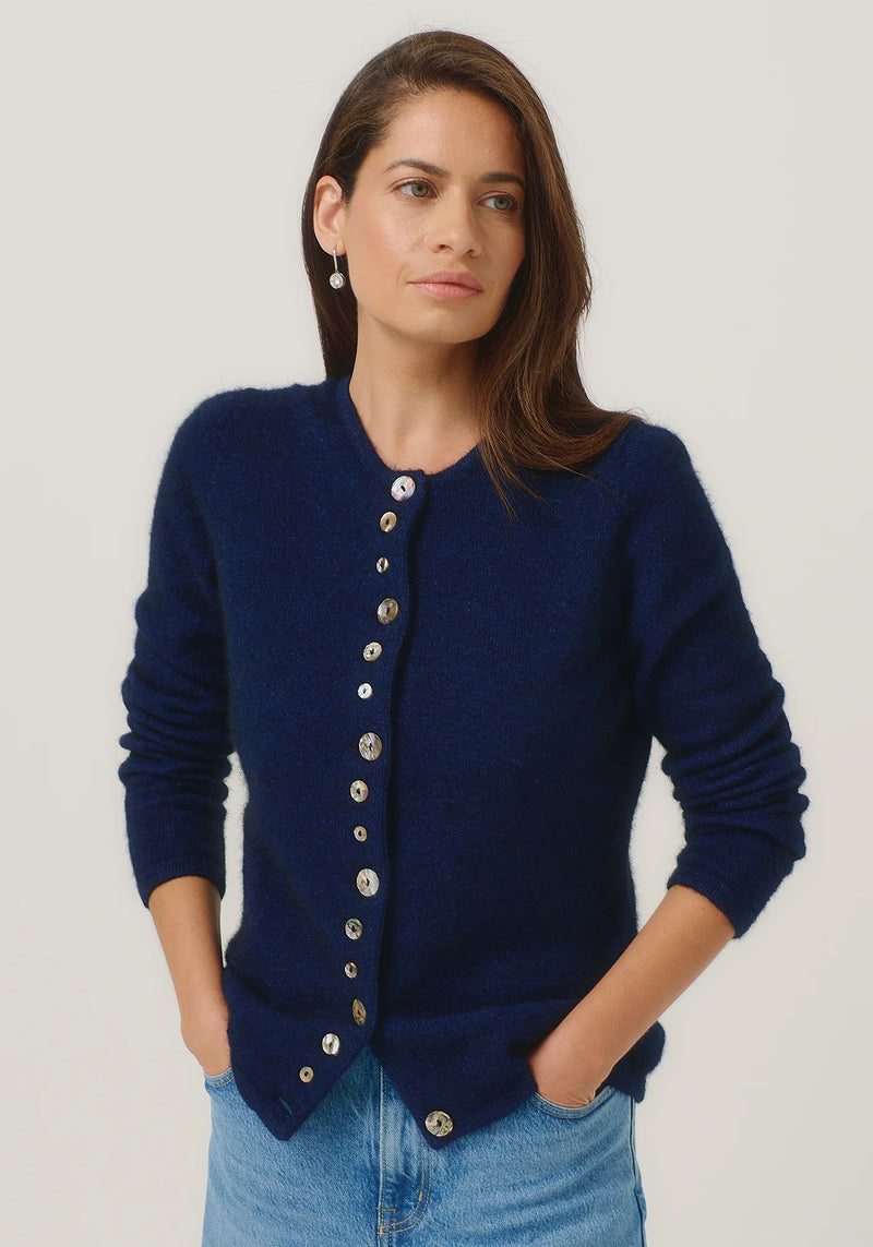 Shell Cardigan in Zephyr | Merinomink