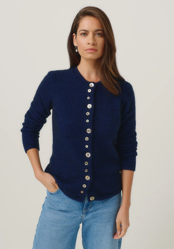 Shell Cardigan in Zephyr | Merinomink