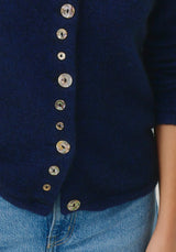 Shell Cardigan in Zephyr | Merinomink