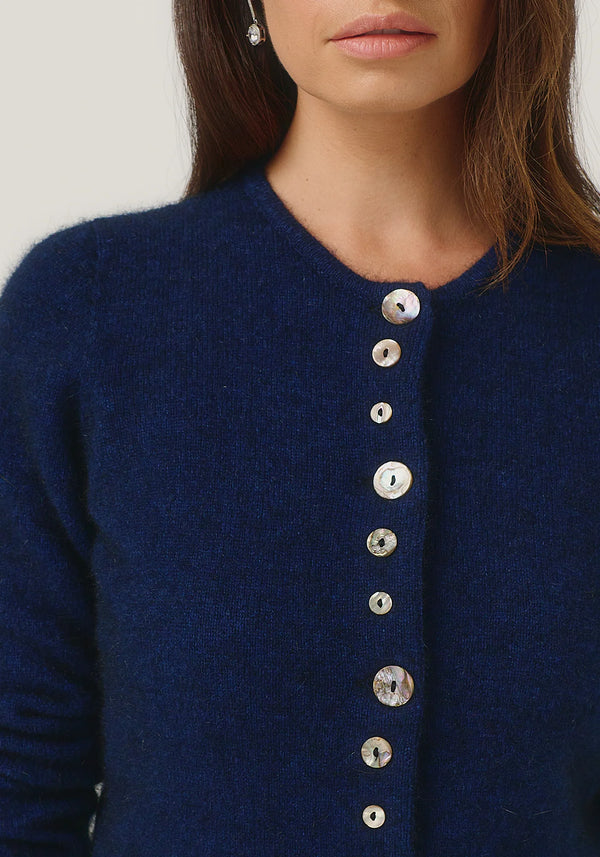Shell Cardigan in Zephyr | Merinomink