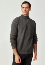 Cassum Half Zip Sweater in Thunder | Untouched World