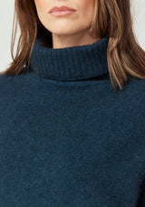 Air Cape Sweater in Deep Teal | Untouched World