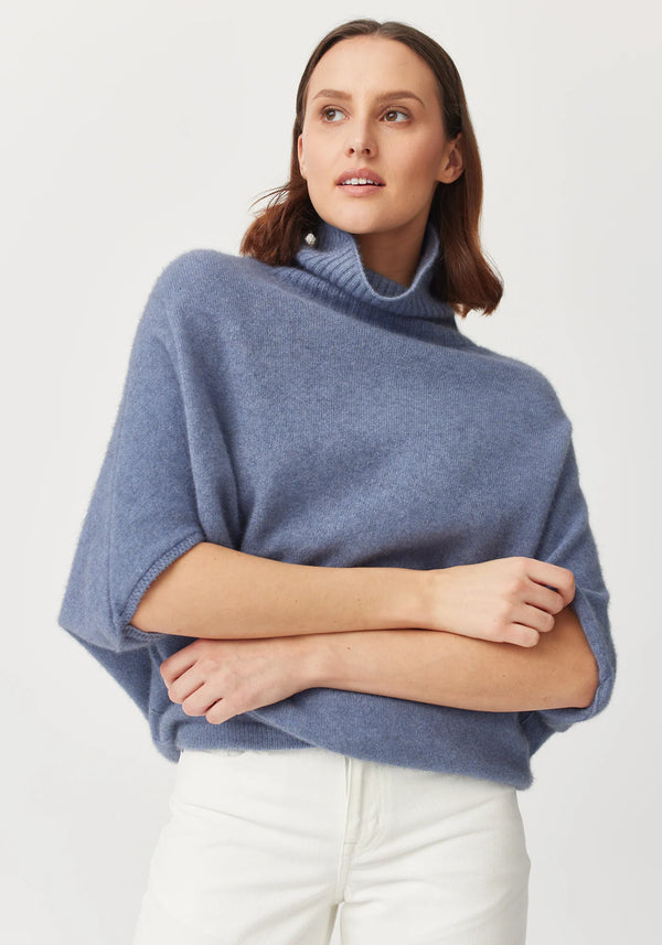 Air Cape Sweater in Waterfall | Untouched World