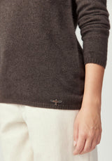Float Cashmere Sweater in Cinnamon | Untouched World