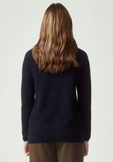 Float Cashmere Sweater in Navy | Untouched World