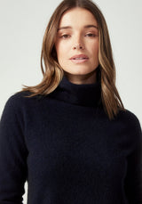 Float Cashmere Sweater in Navy | Untouched World