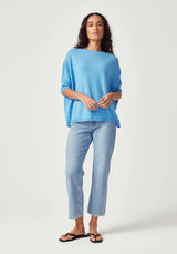 Easy Knit Tee in Cornflower | Untouched World