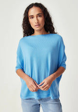 Easy Knit Tee in Cornflower | Untouched World