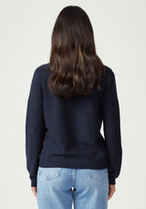 Stitch Sweater in Dark Navy | Untouched World