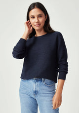 Stitch Sweater in Dark Navy | Untouched World