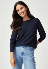Stitch Sweater in Dark Navy | Untouched World