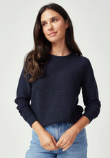 Stitch Sweater in Dark Navy | Untouched World
