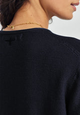 Stitch Sweater in Deep Blue | Untouched World