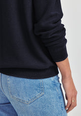 Stitch Sweater in Deep Blue | Untouched World