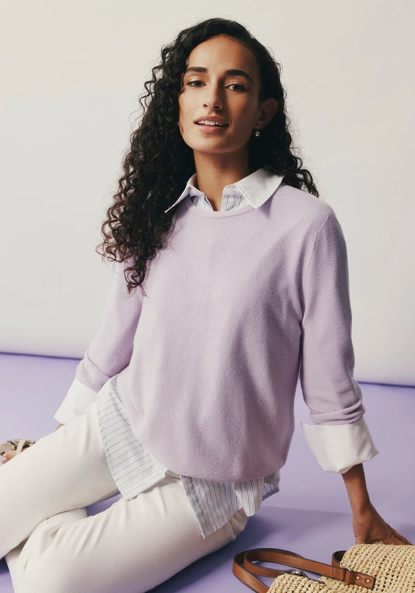 Stitch Sweater in Fleur Violet | Untouched World