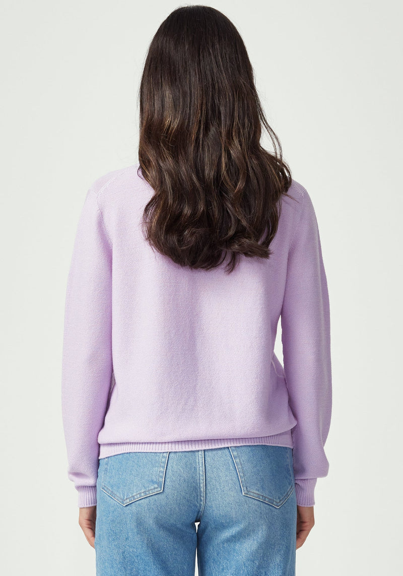 Stitch Sweater in Fleur Violet | Untouched World