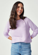 Stitch Sweater in Fleur Violet | Untouched World