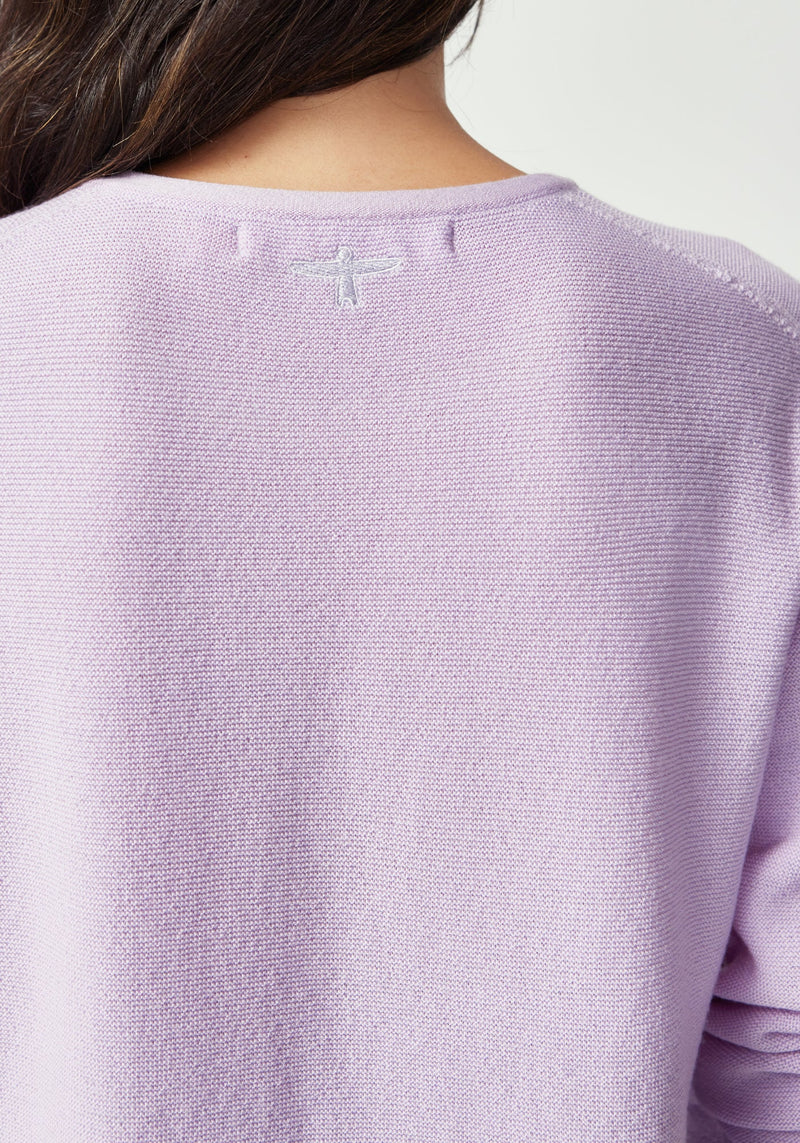 Stitch Sweater in Fleur Violet | Untouched World