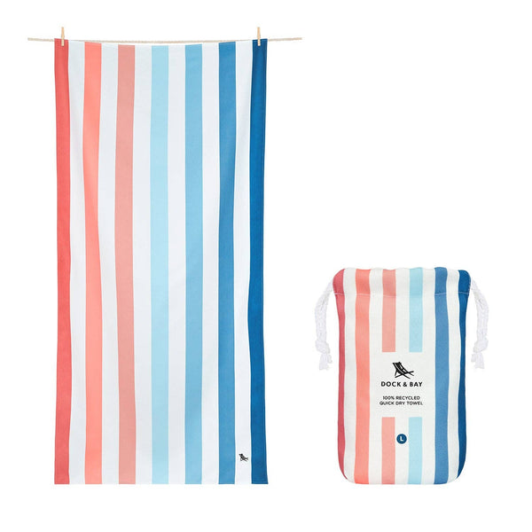 Sand to Sea Large Quick Dry Towels | Dock & Bay