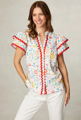Ria Frill Blouse | FeeG