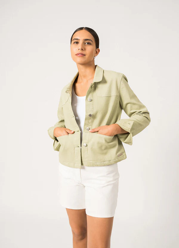 St Tea Jacket in Amandier | Saint James