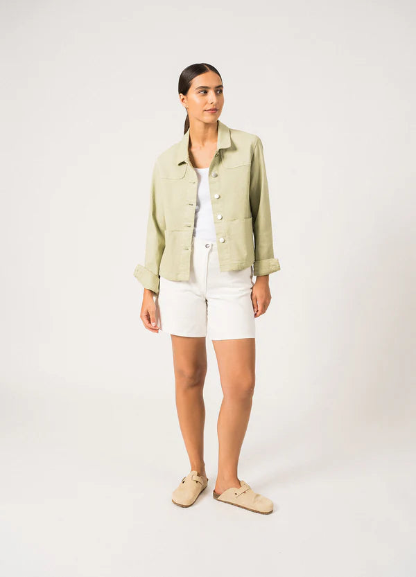 St Tea Jacket in Amandier | Saint James
