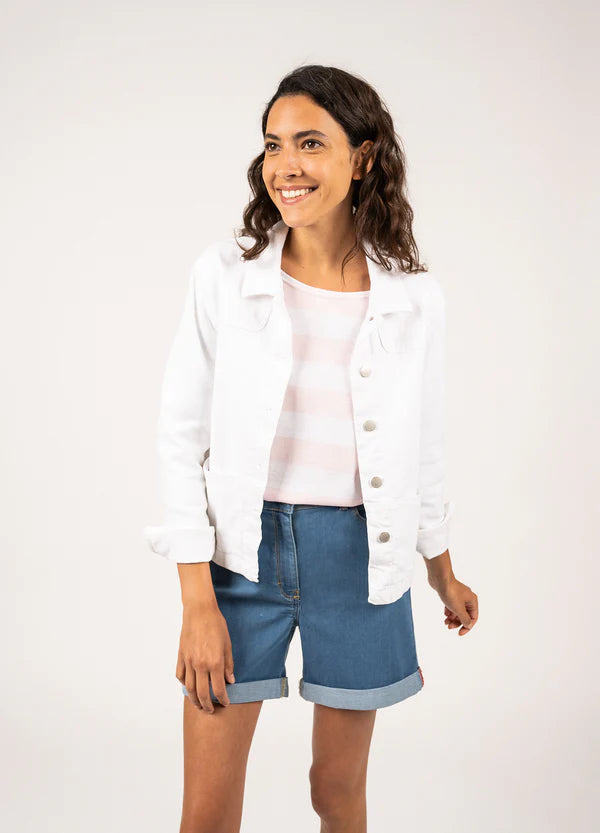 St Tea Jacket in Blanc | Saint James