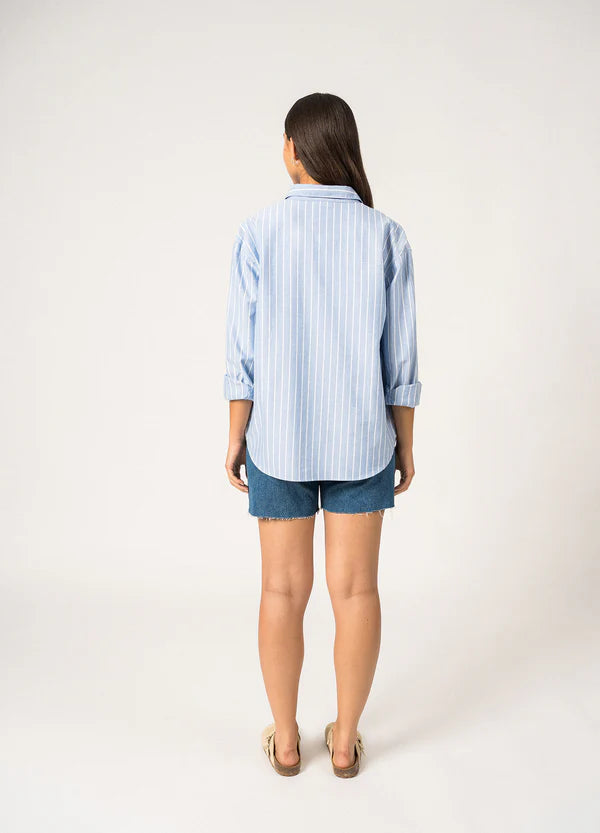 Myriam ML Shirt in Mer/Blanc | Saint James