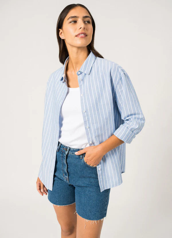 Myriam ML Shirt in Mer/Blanc | Saint James