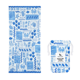 Grecian Shores Large Quick Dry Towel | Dock & Bay