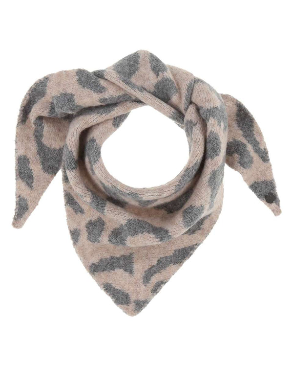 Leopard Knitted Scarf | FRAAS